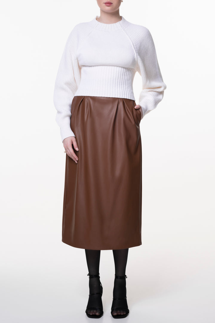 Jophiel Wool and Cashmere-blend Sweater In Bianco