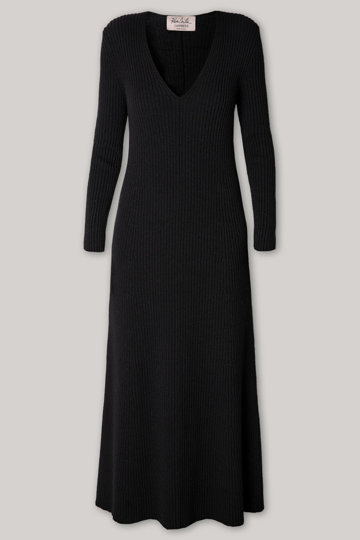 Adriel Wool and Cashmere-blend Dress