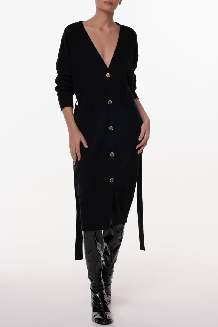 Lani Embassy Cashmere Long Cardigan Dress