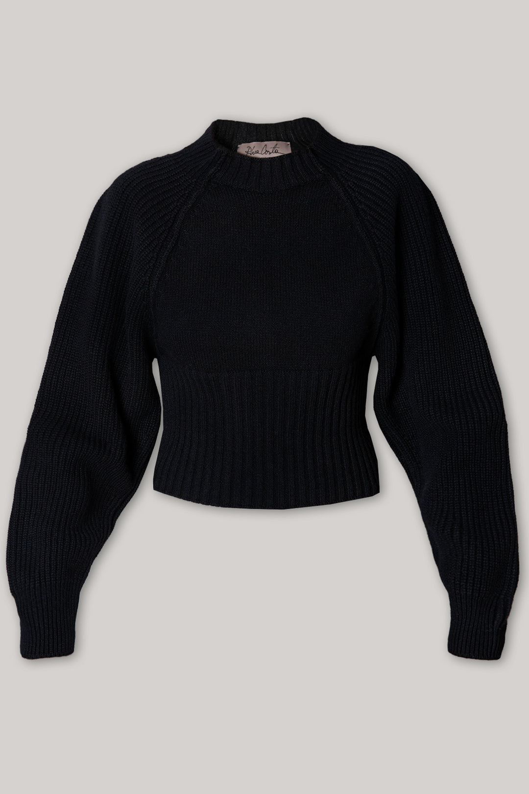 Jophiel Wool and Cashmere-blend Sweater In Black