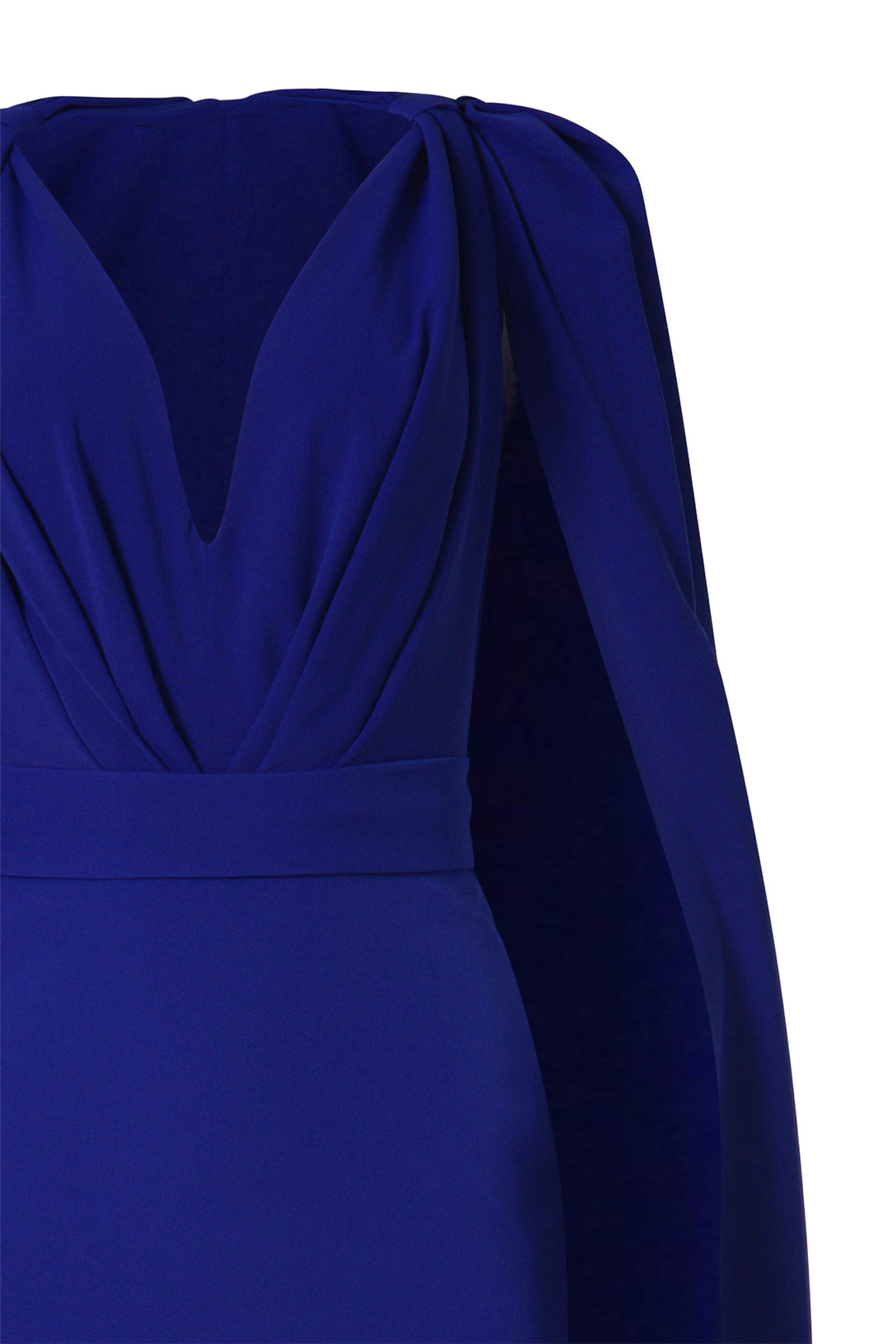 Dalal Cape-Dress In Royal-Blue