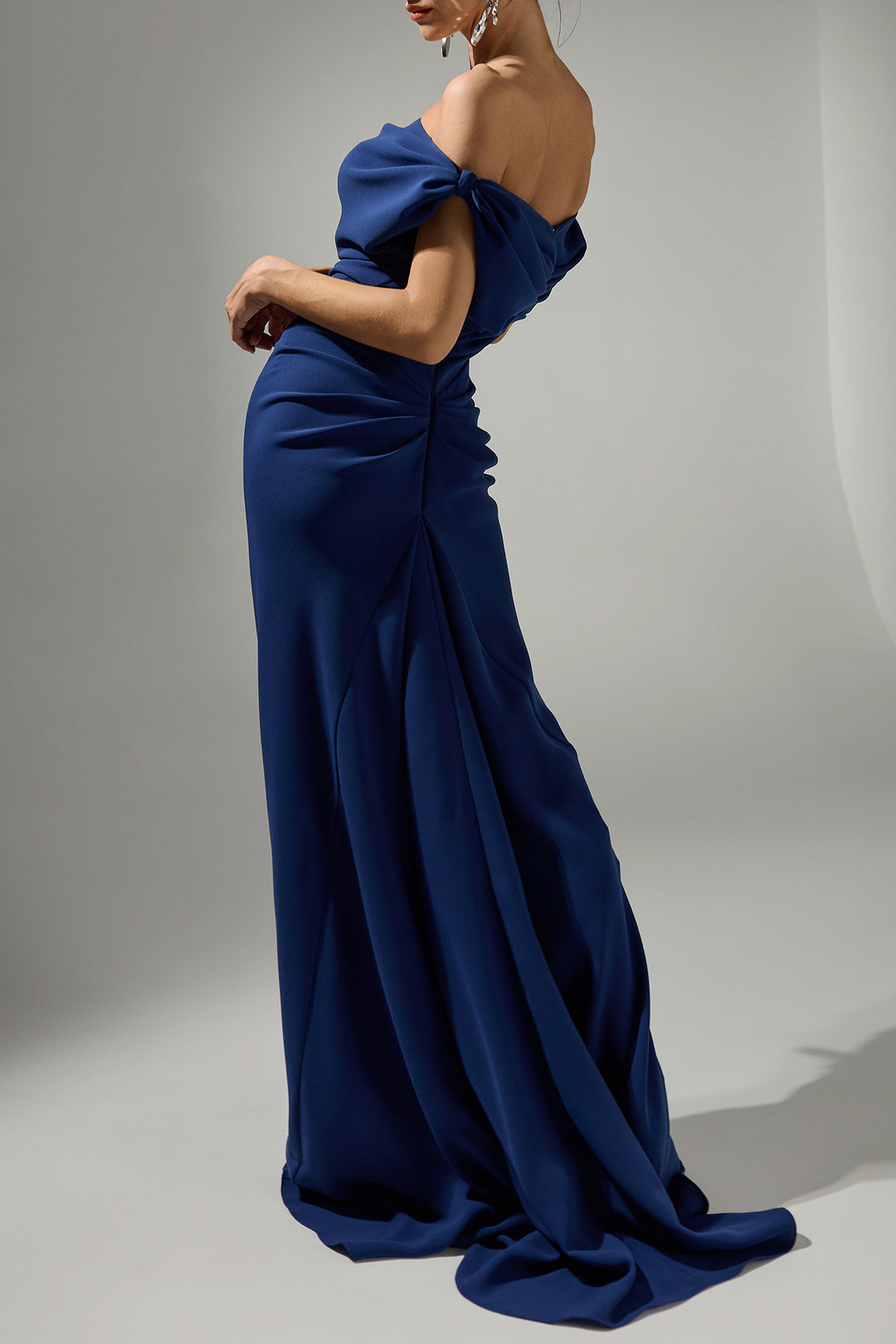 Sylvie Long Dress In Sapphire
