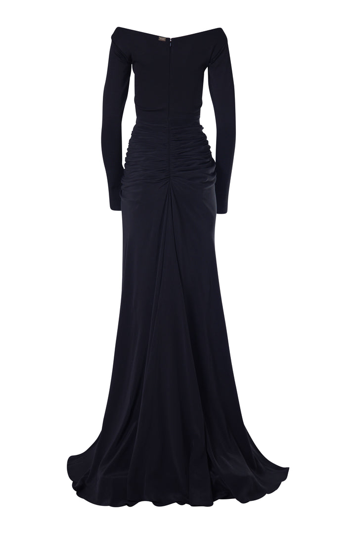 Anita Long Dress In Black
