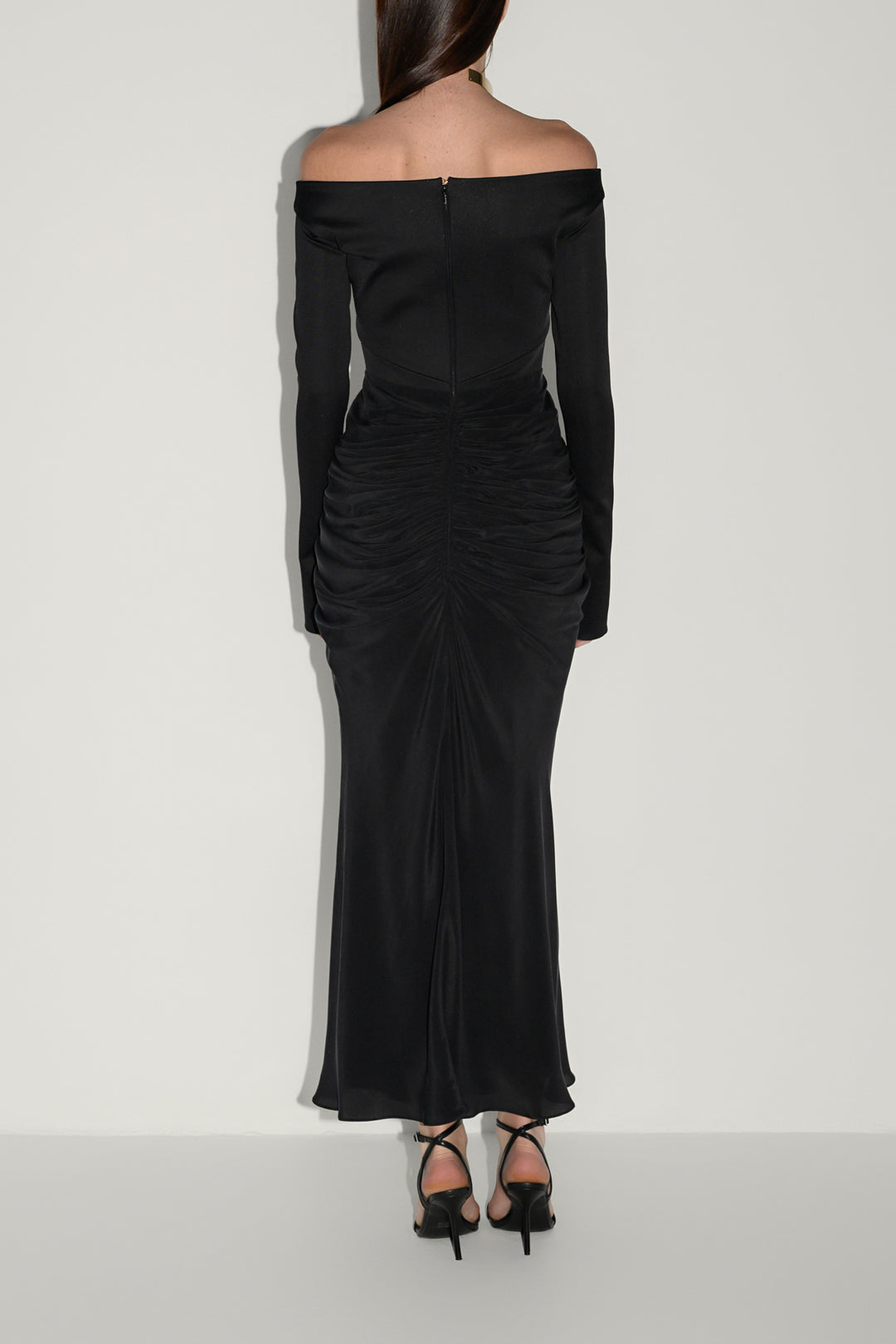 Anita Ankle Length Dress In Black