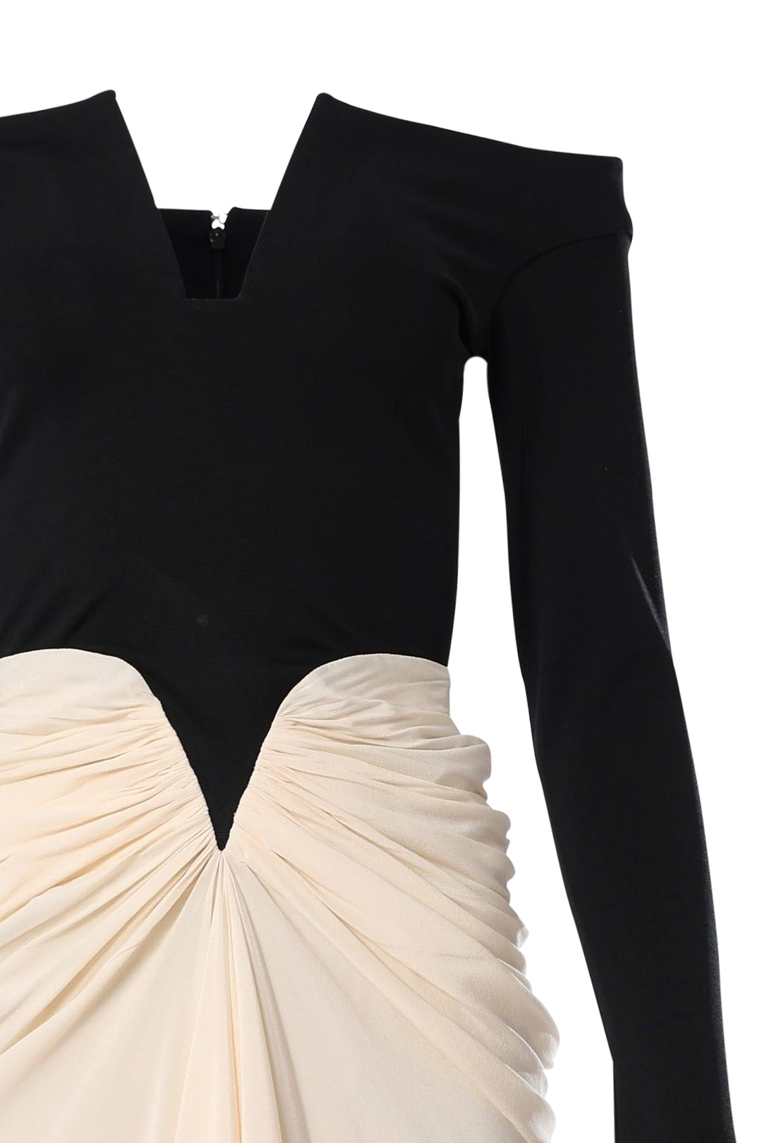 Anita Ankle Length Dress In Cream-Black