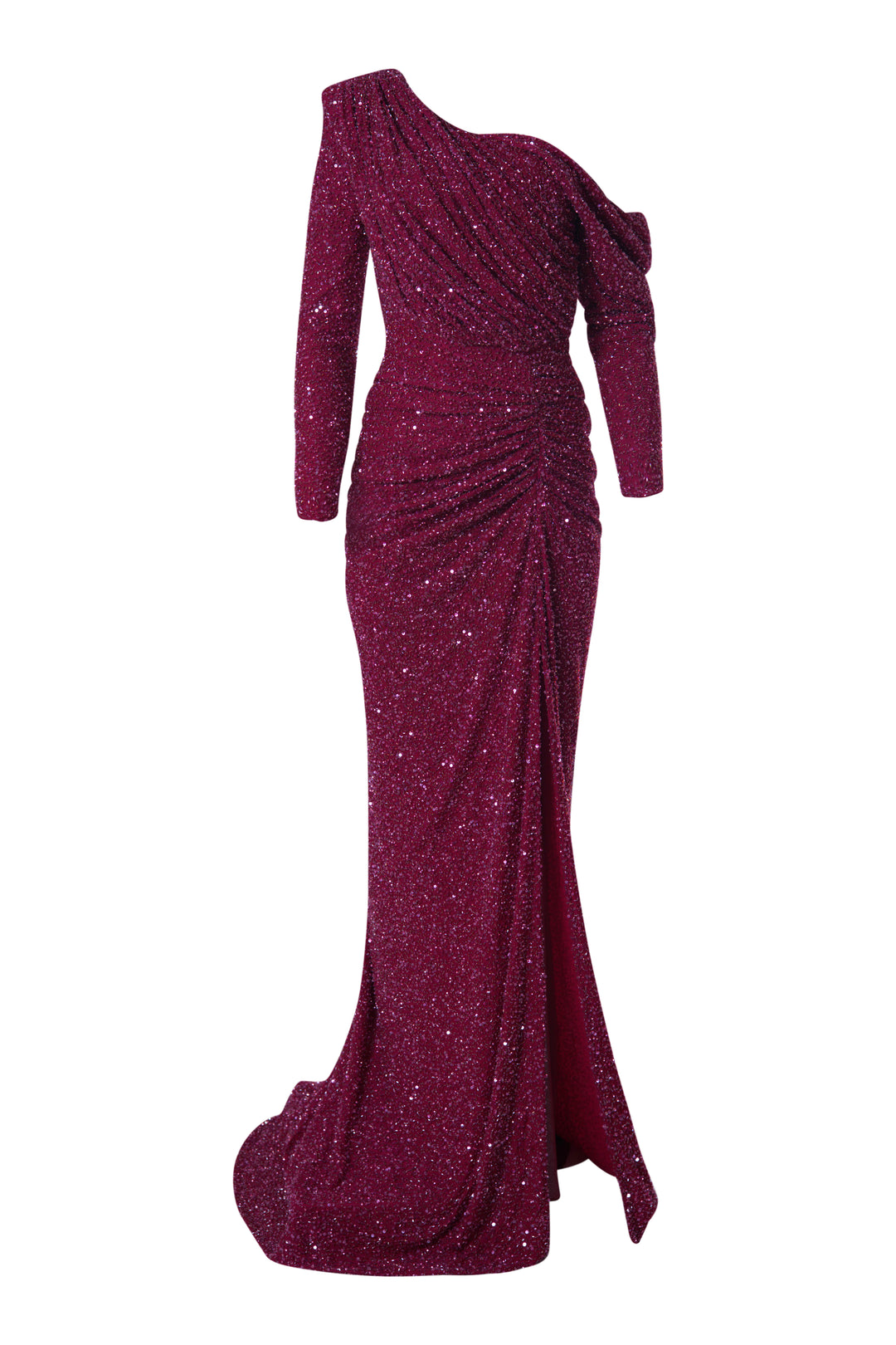 Zeina Dress In Sour-Cherry