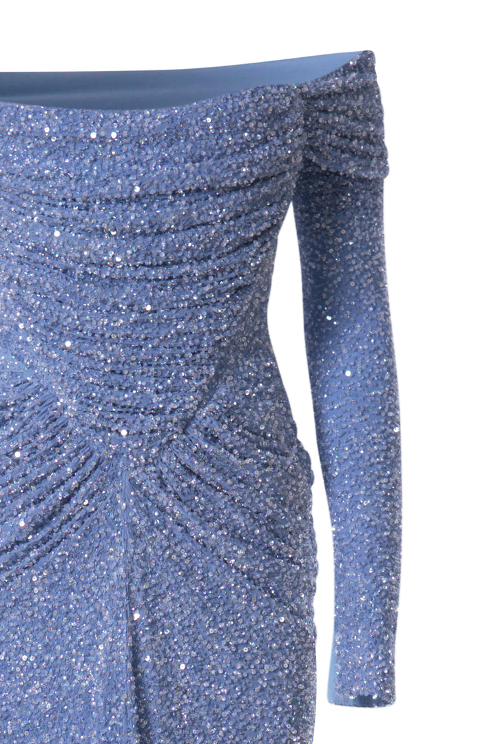 Lorene Dress In Sky-Blue