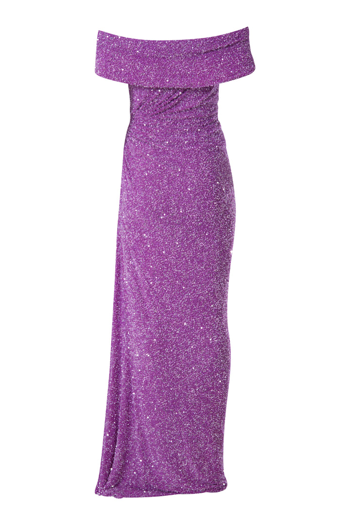 Gaia Dress In Royal-Lilac