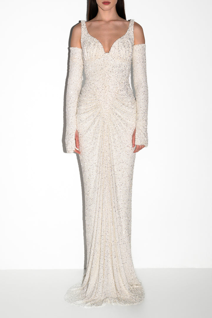 Melek Dress In Off-White