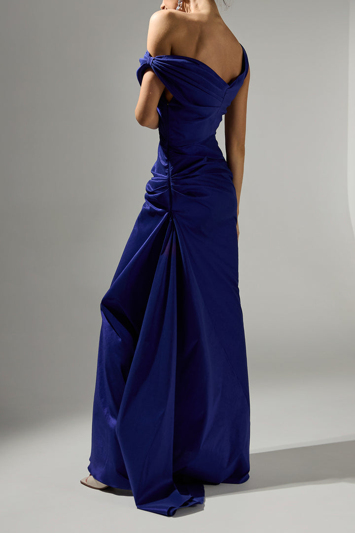 Hayfa Dress In Royal-Blue