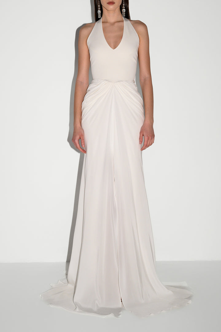 Blanca Long Dress In Off-White