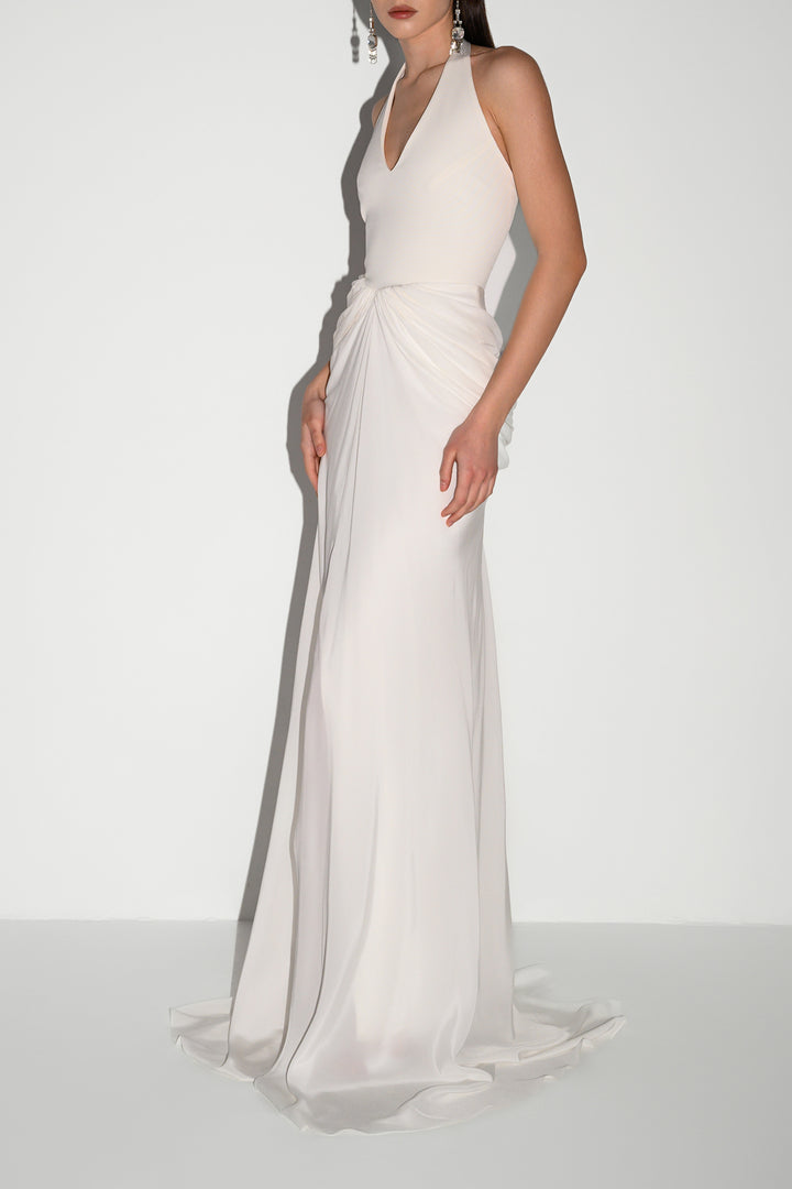 Blanca Long Dress In Off-White