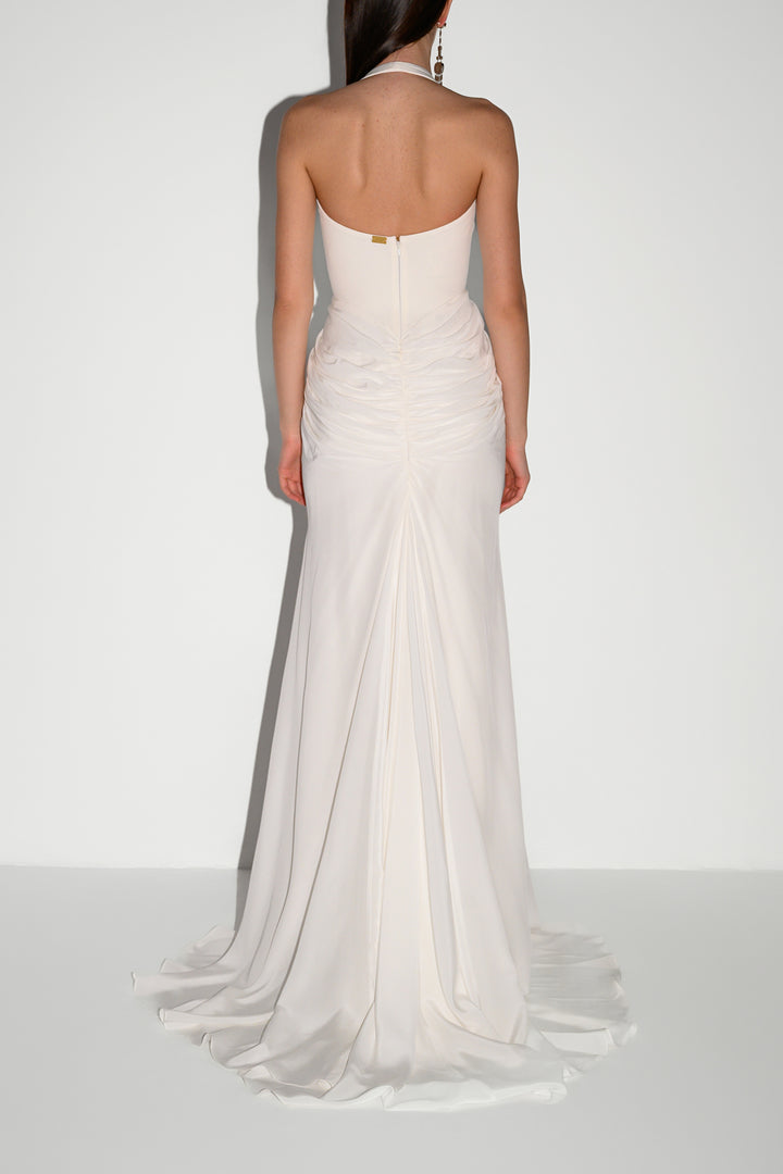 Blanca Long Dress In Off-White
