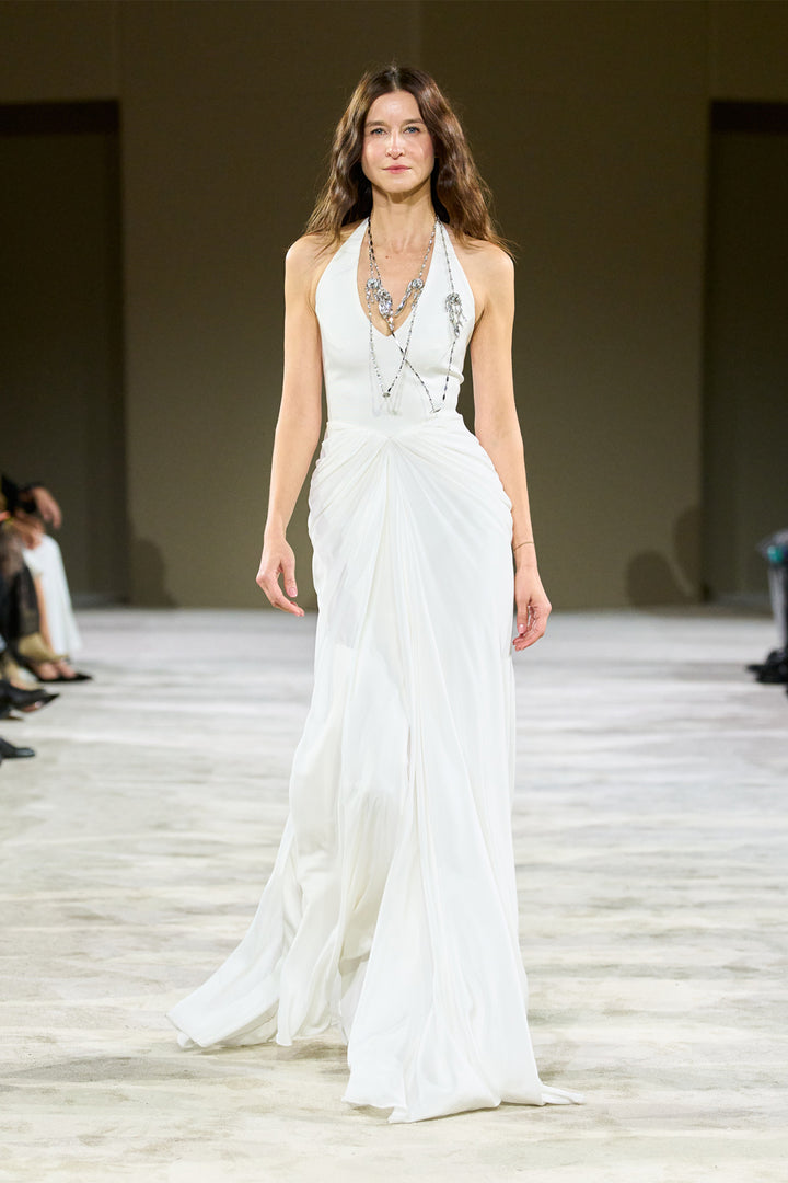 Blanca Long Dress In Off-White