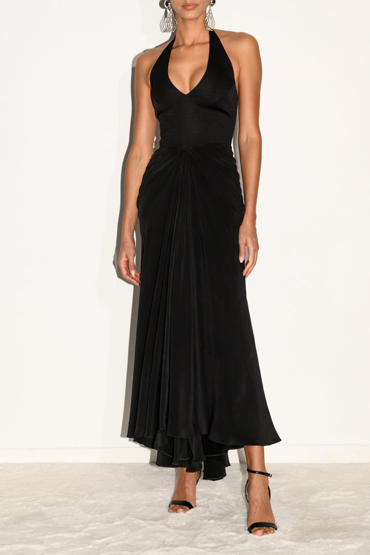 Blanca Midi Dress In Black