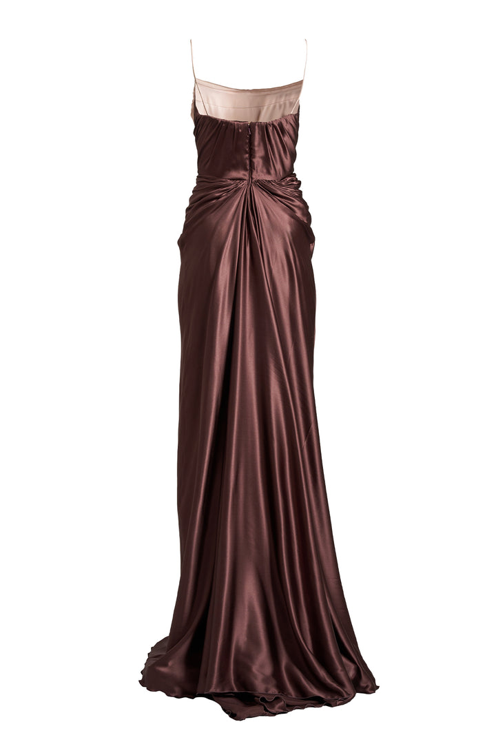 Zahra Dress In huckleberry-Blush