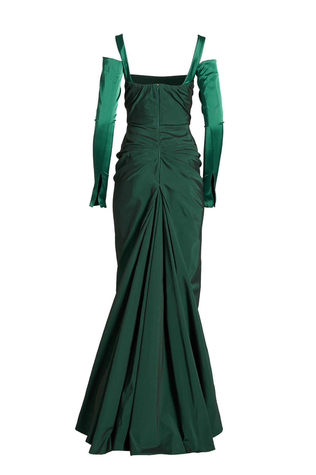 Farah Dress In Forest-Green