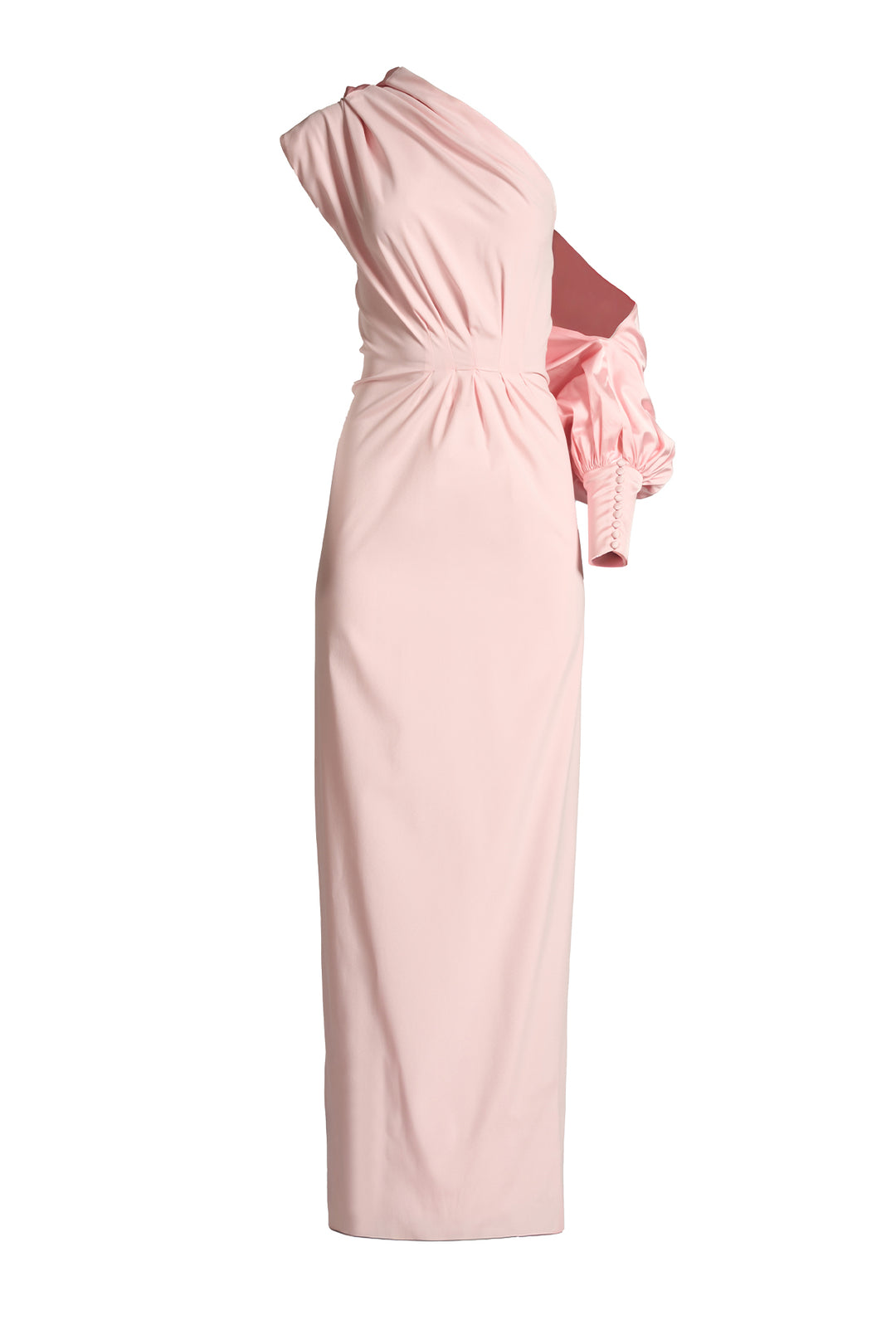 Karima Long Dress In Ballet-Pink Rhea Costa Karima Long Dress In Ballet-Pink Rhea Costa