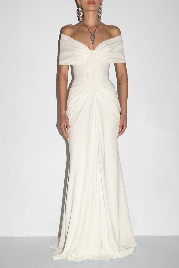 Dalila Dress In Off-White