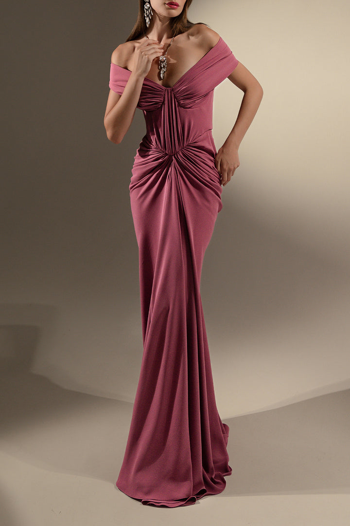 Dalila Dress In Rouge