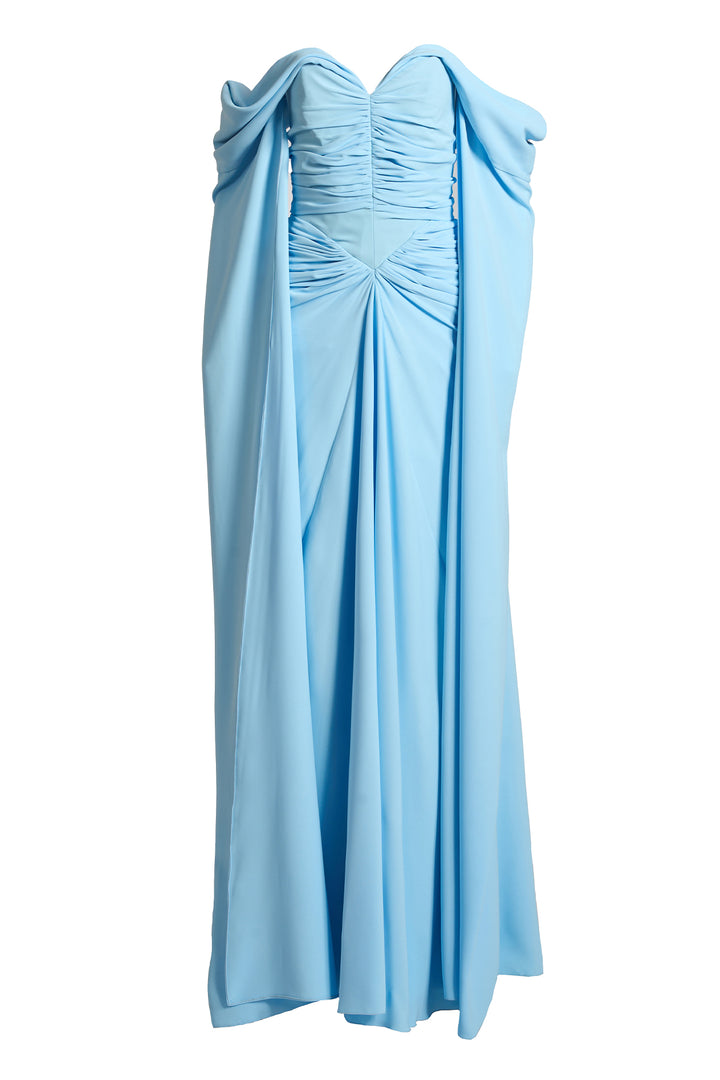Saliya Dress In Sky-Blue