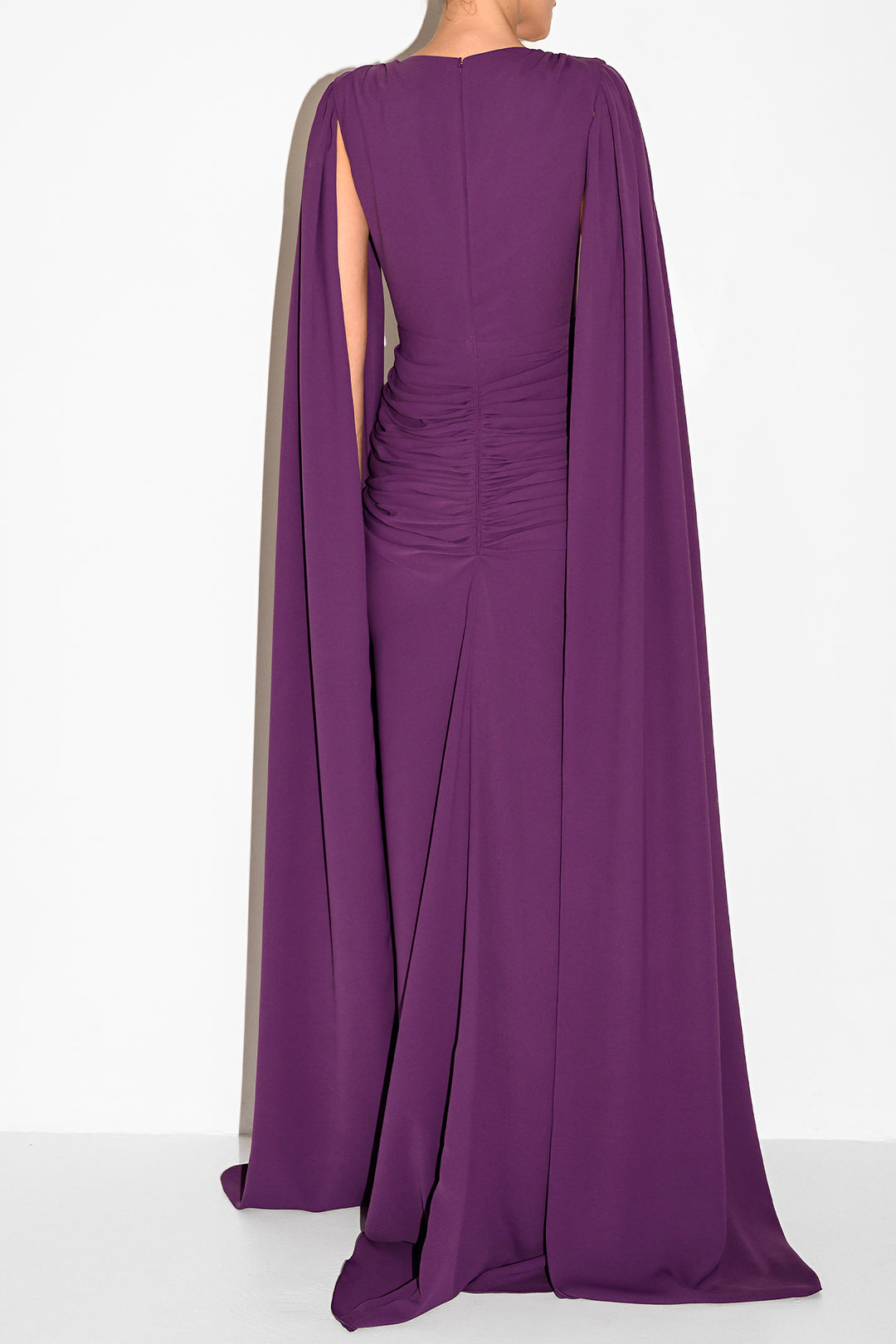 Evelyn Dress In Plum