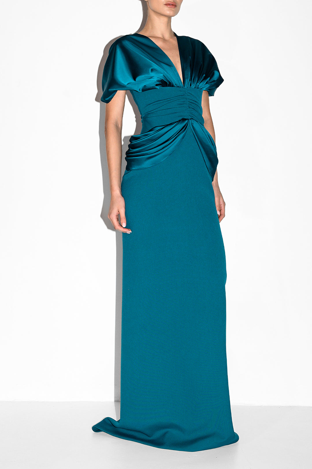 Jouri Dress In Petrol