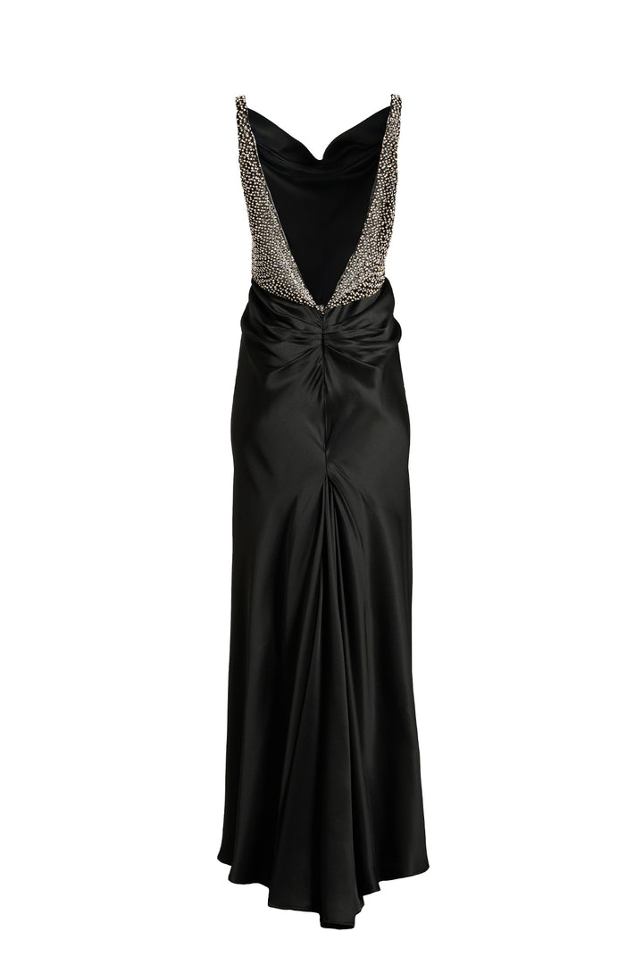 Elaris Dress In Black-Silver