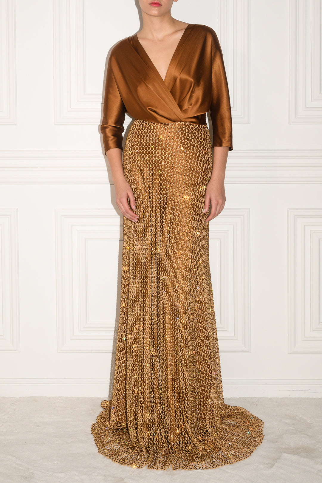 Vivienne Dress In Gold