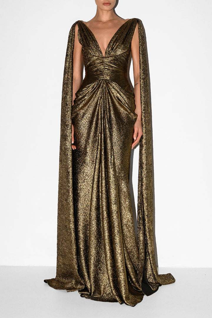 Layla Dress In Gold