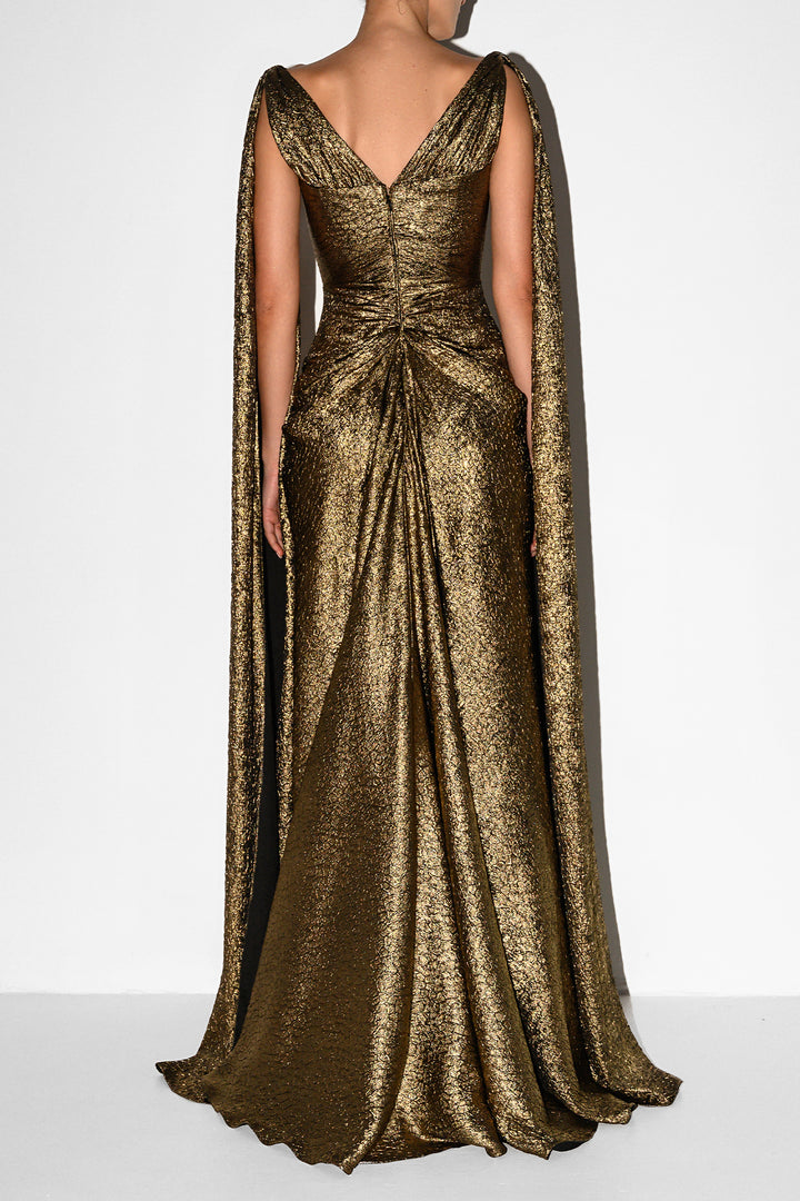 Layla Dress In Gold