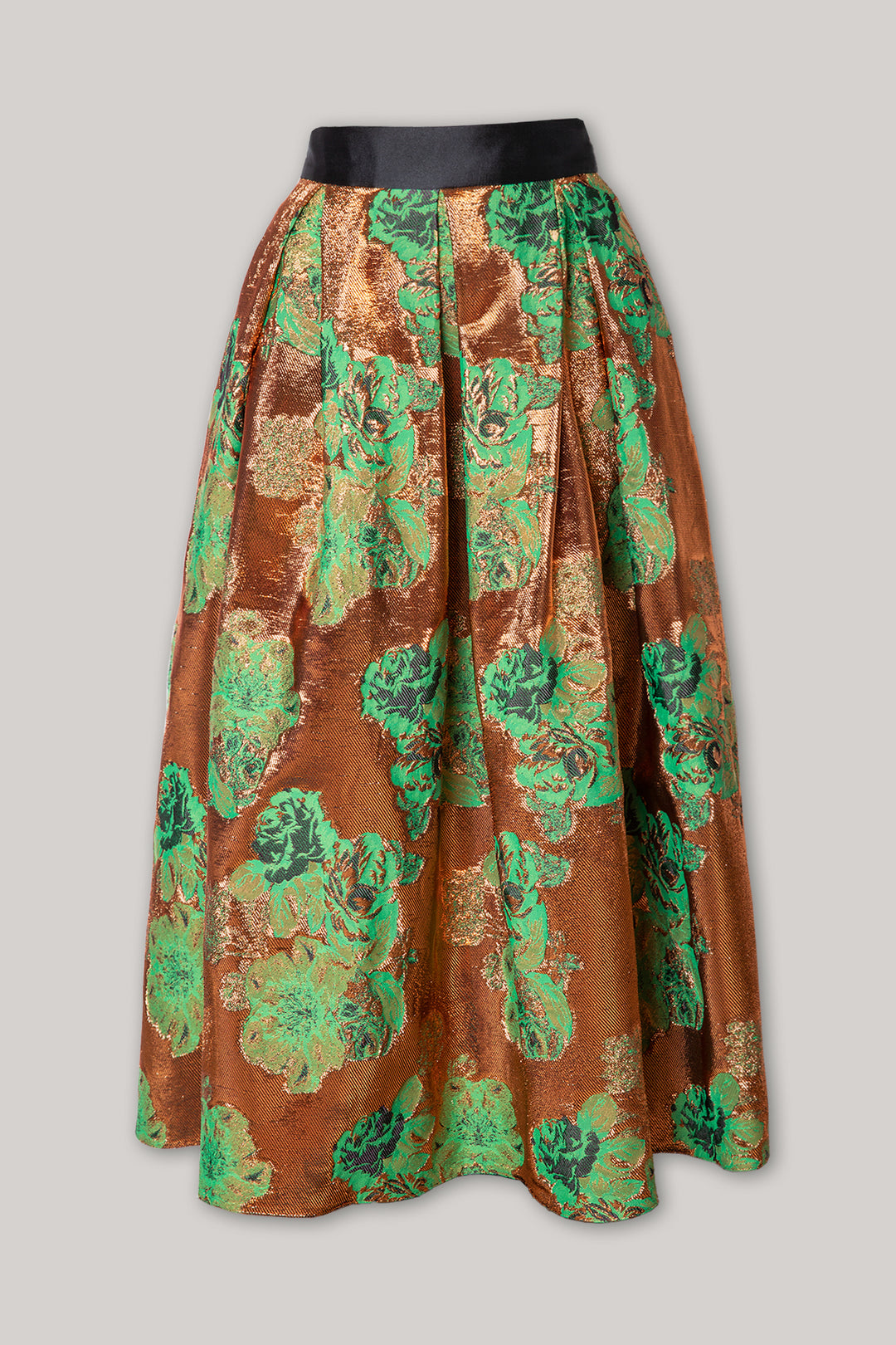 Jasmine Bronze Brocade Skirt
