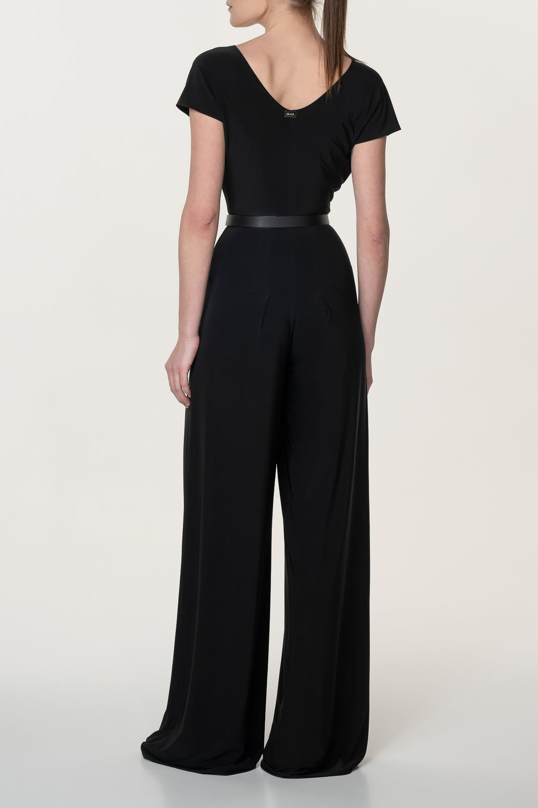 Joan Black Jersey Jumpsuit