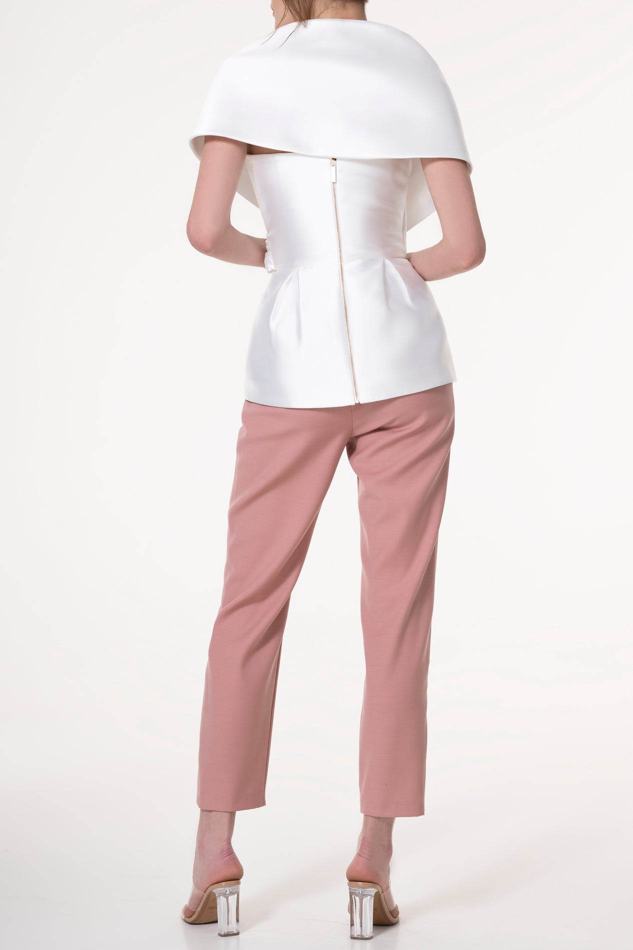 Kavya Mikado Top In White – Rhea Costa