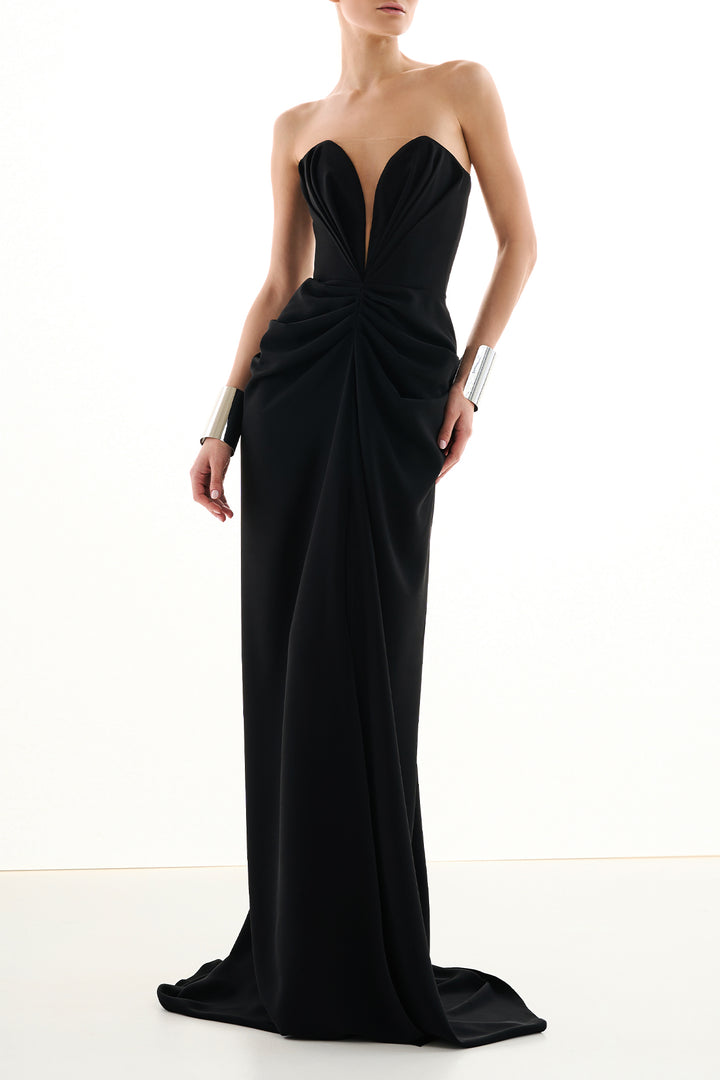Yuno Long Dress In Black