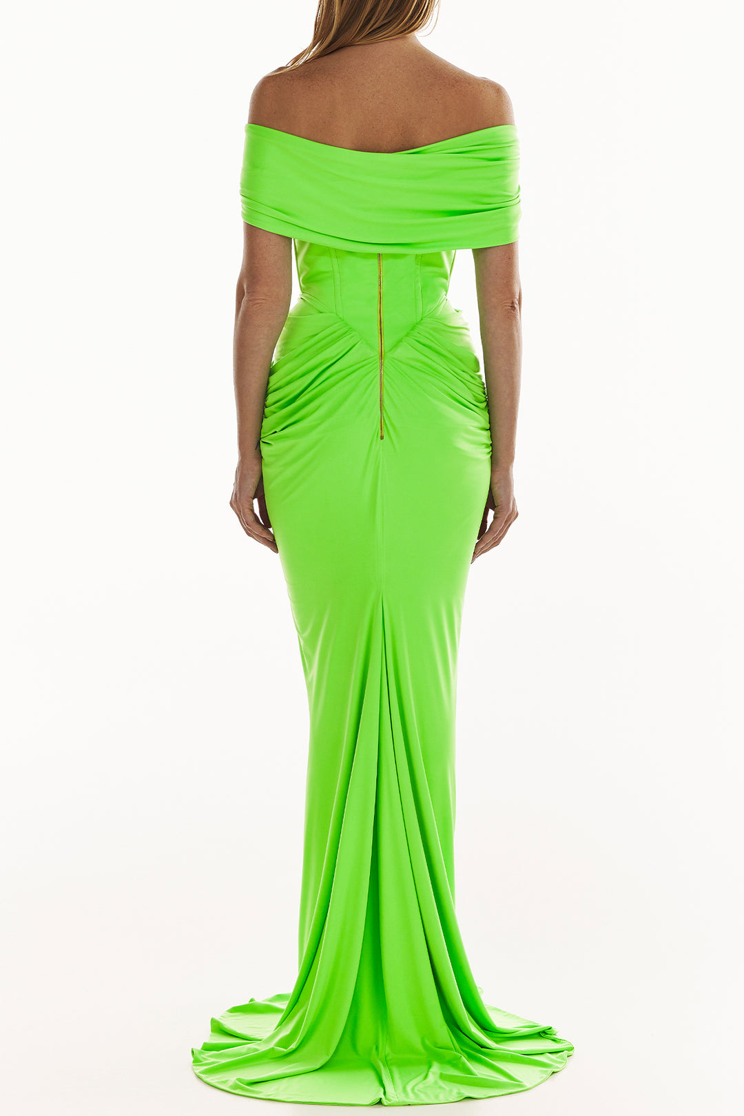 Lorene Neon Green Dress