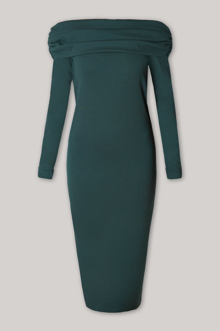 Ellen Dress In Emerald