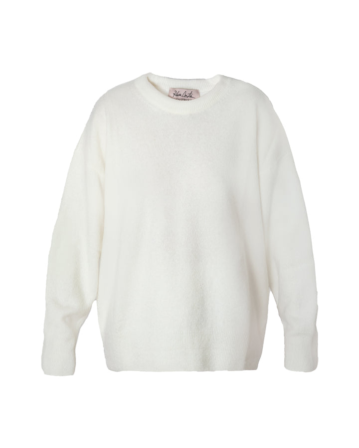 Sariel Cashmere and Silk-blend Sweater In White