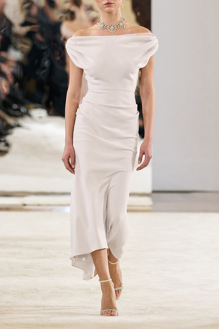 Sylvie Midi Dress In Off-White