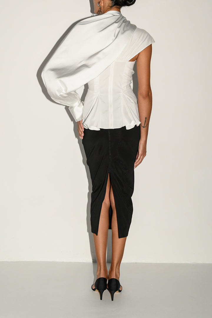 Joud Midi Skirt In Black