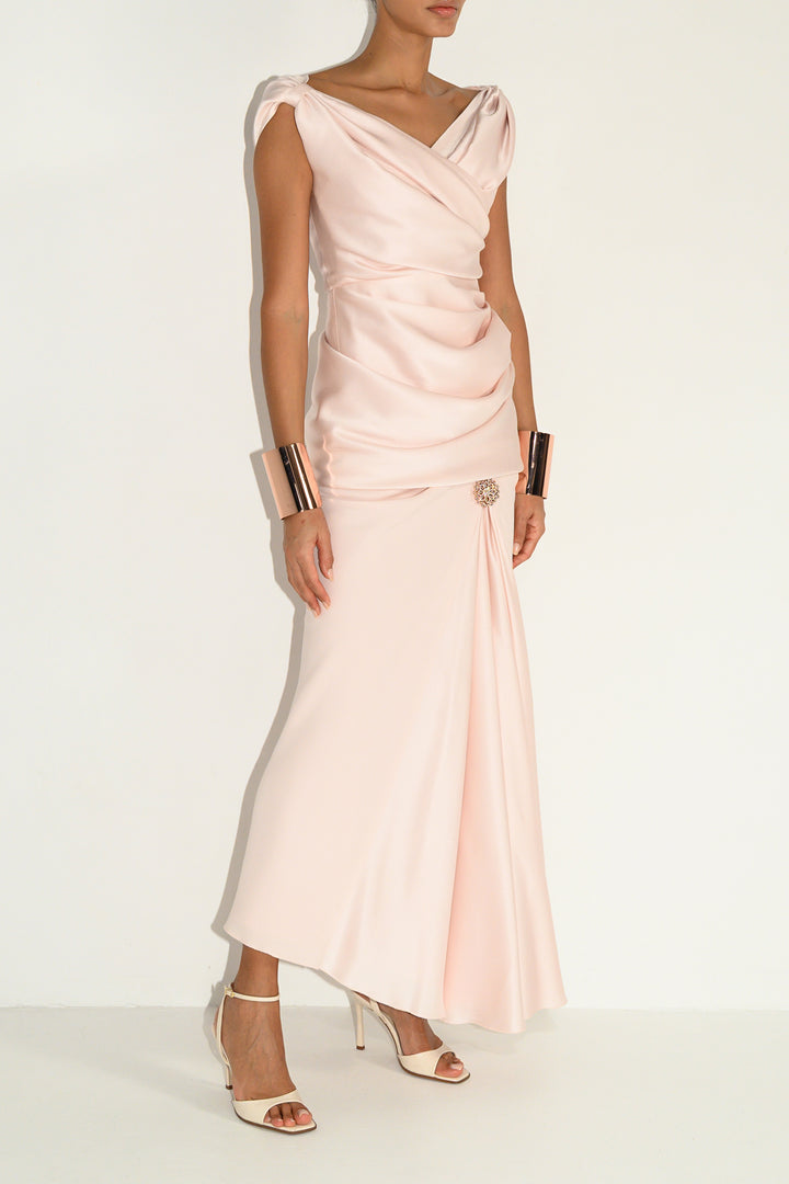 Camile Top In Soft-Pink