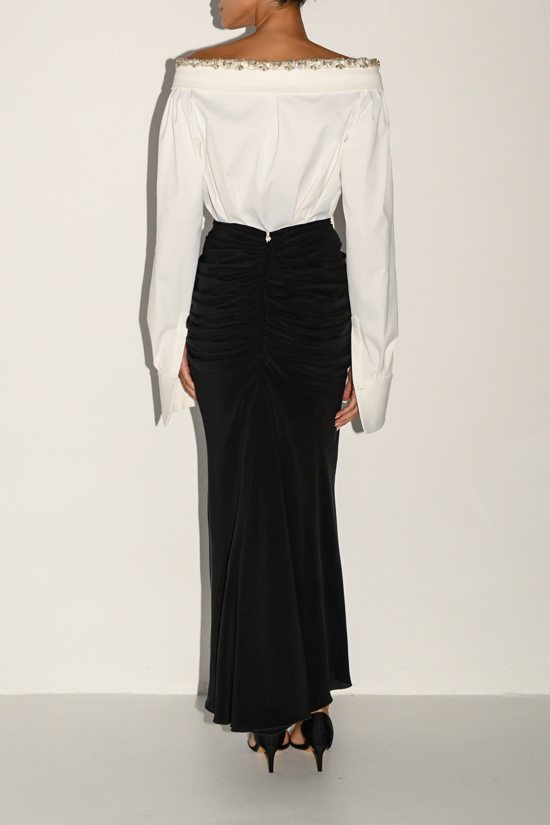 Blanca Long Skirt In Black