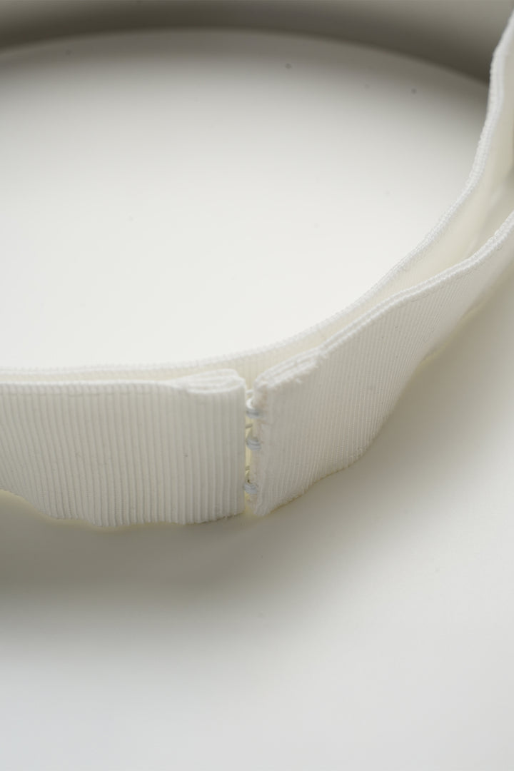 Xenis Front Metal Belt In Silver-tone