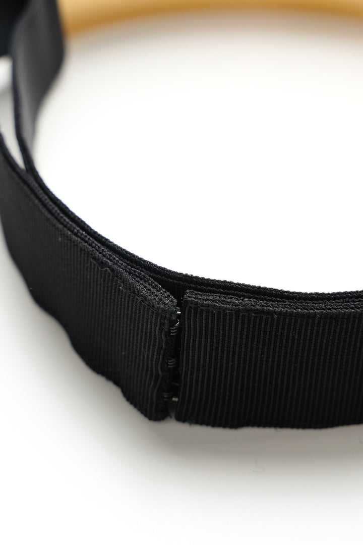 Xenis Front Metal Belt In Gold-Plated