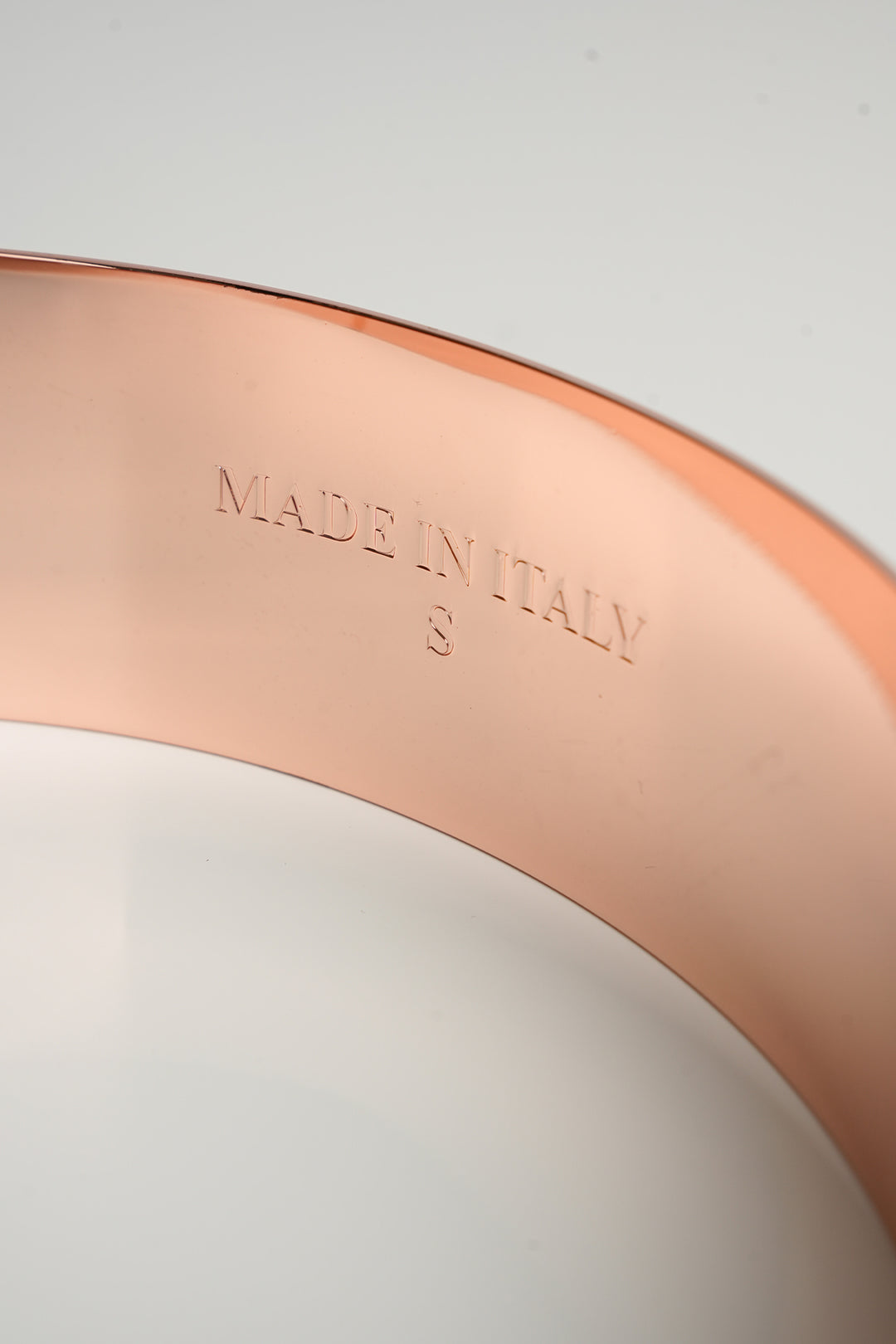 Xenis Full Metal Belt In Rose Gold-Plated