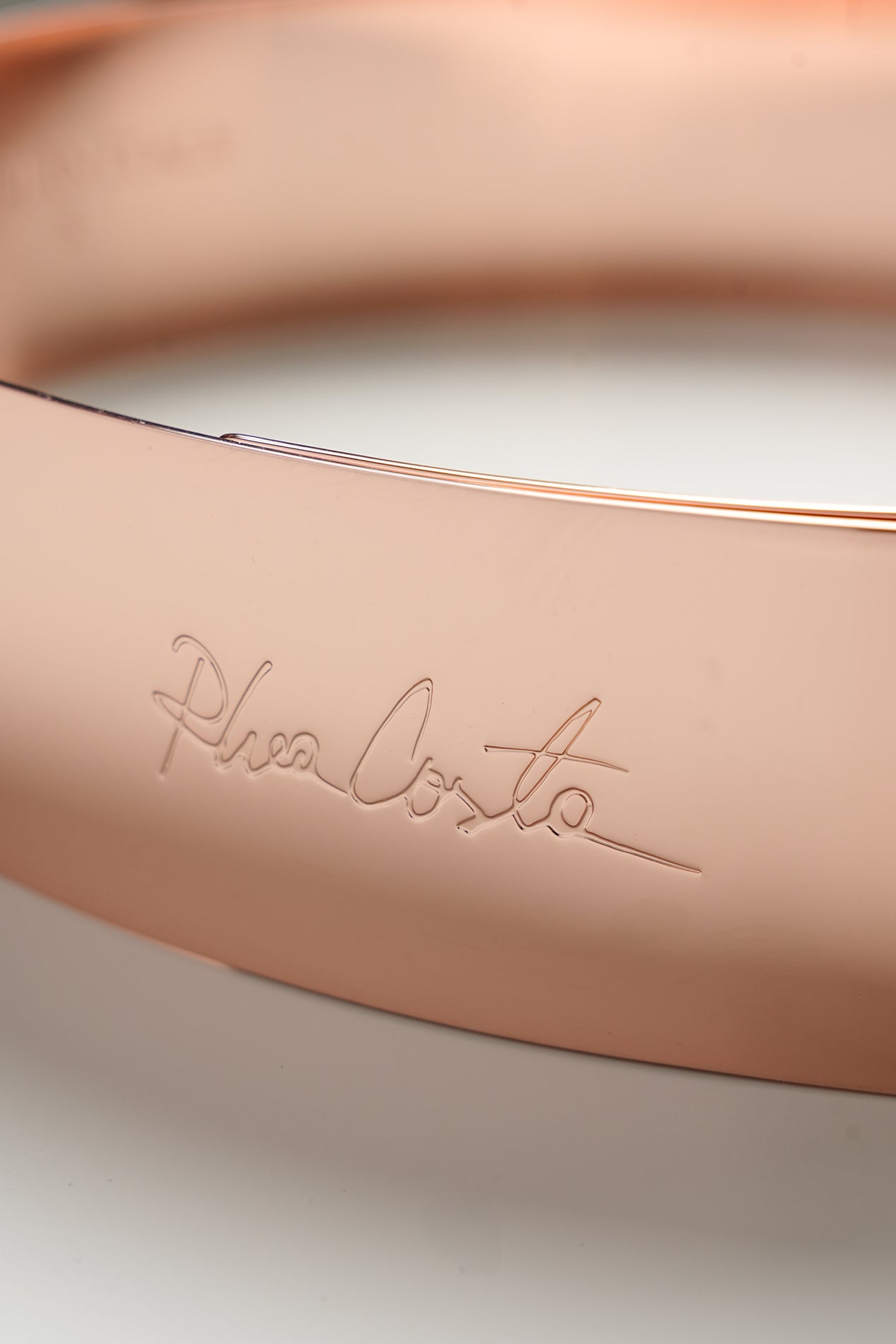 Xenis Full Metal Belt In Rose Gold-Plated – Rhea Costa