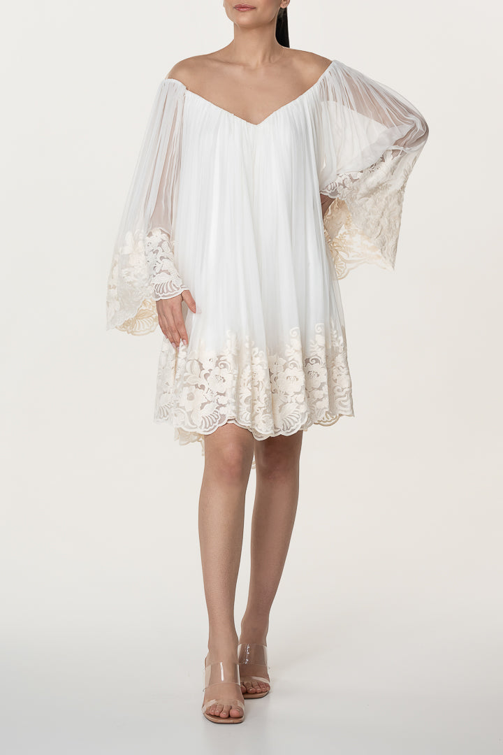 Alisha Ivory Boho Dress
