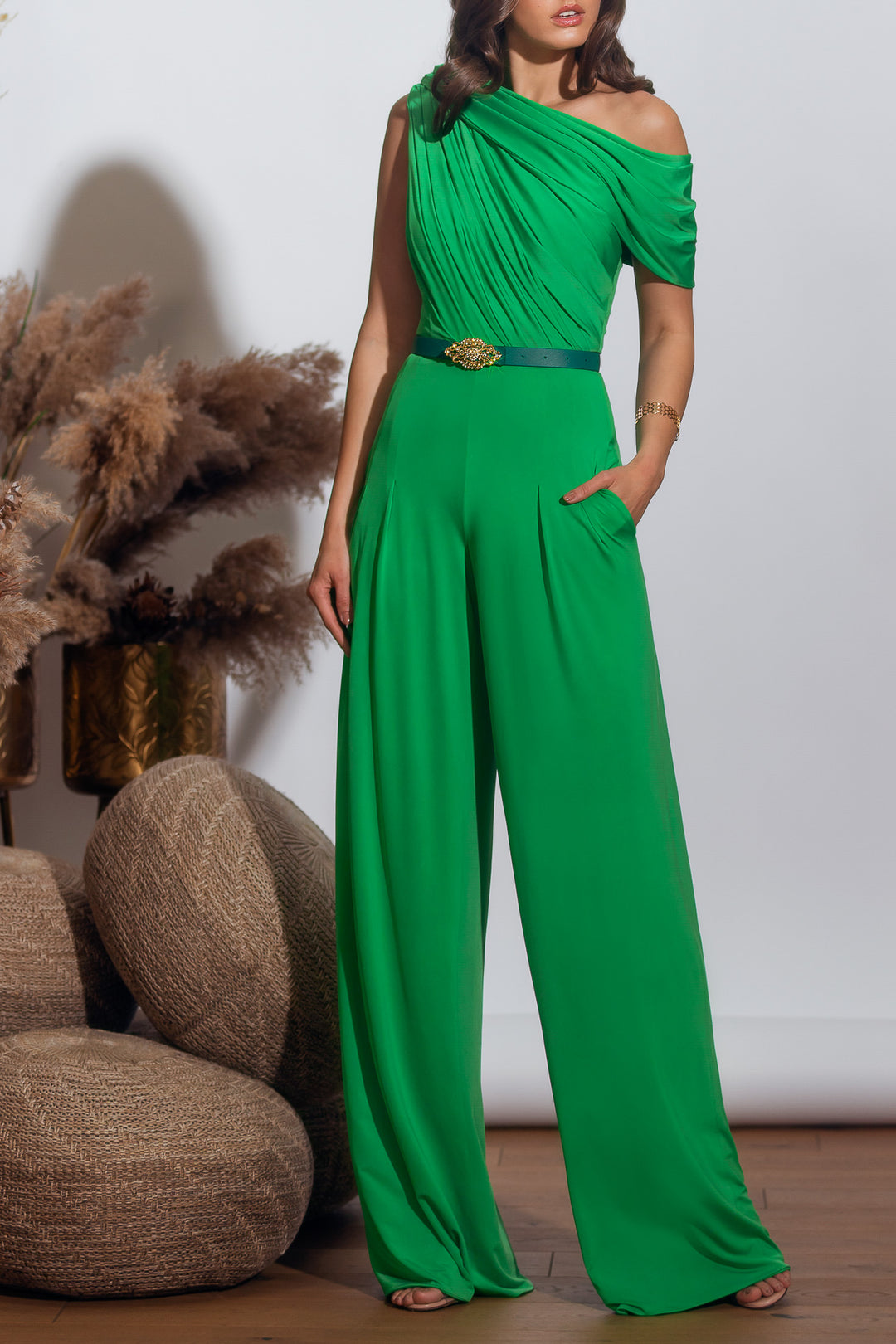 Camila Spring Green Jumpsuit