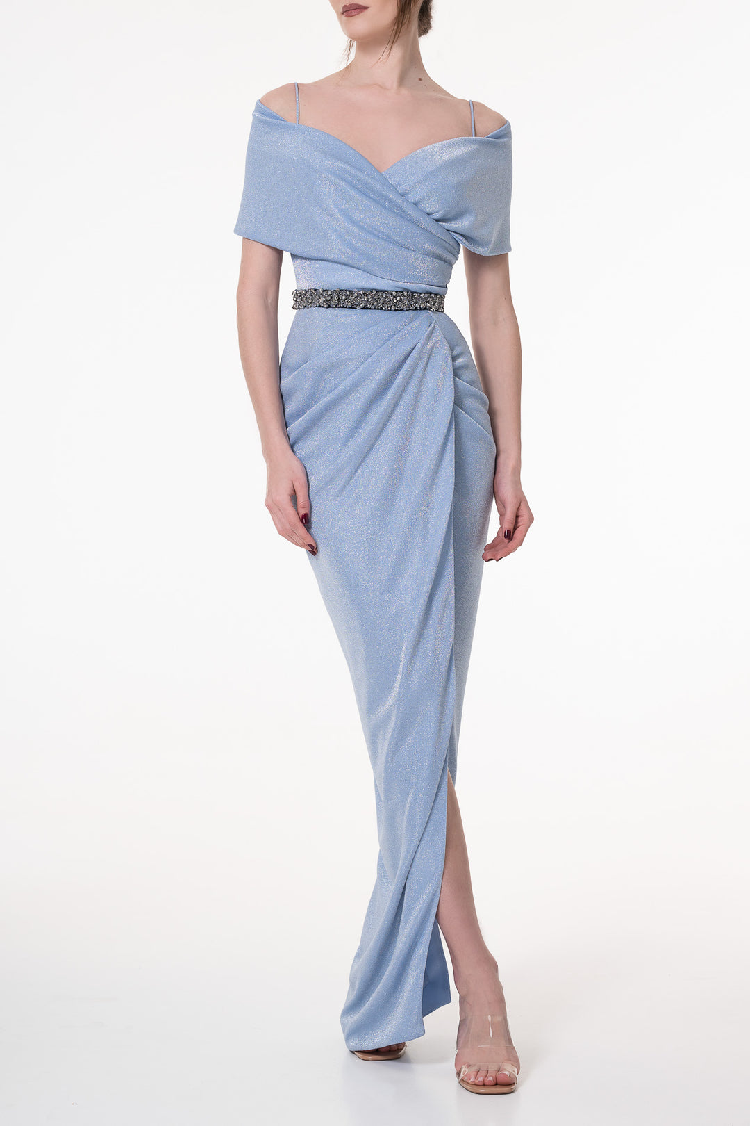 Levana Celeste Jersey Long Dress